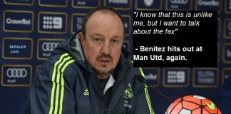 Benitez breaks silence on De Gea saga: “For once, I want to talk about the fax.”