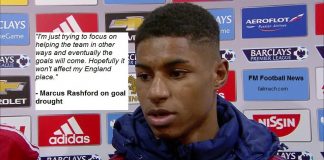 Under Pressure Marcus Rashford Vows To End Scoring Drought.