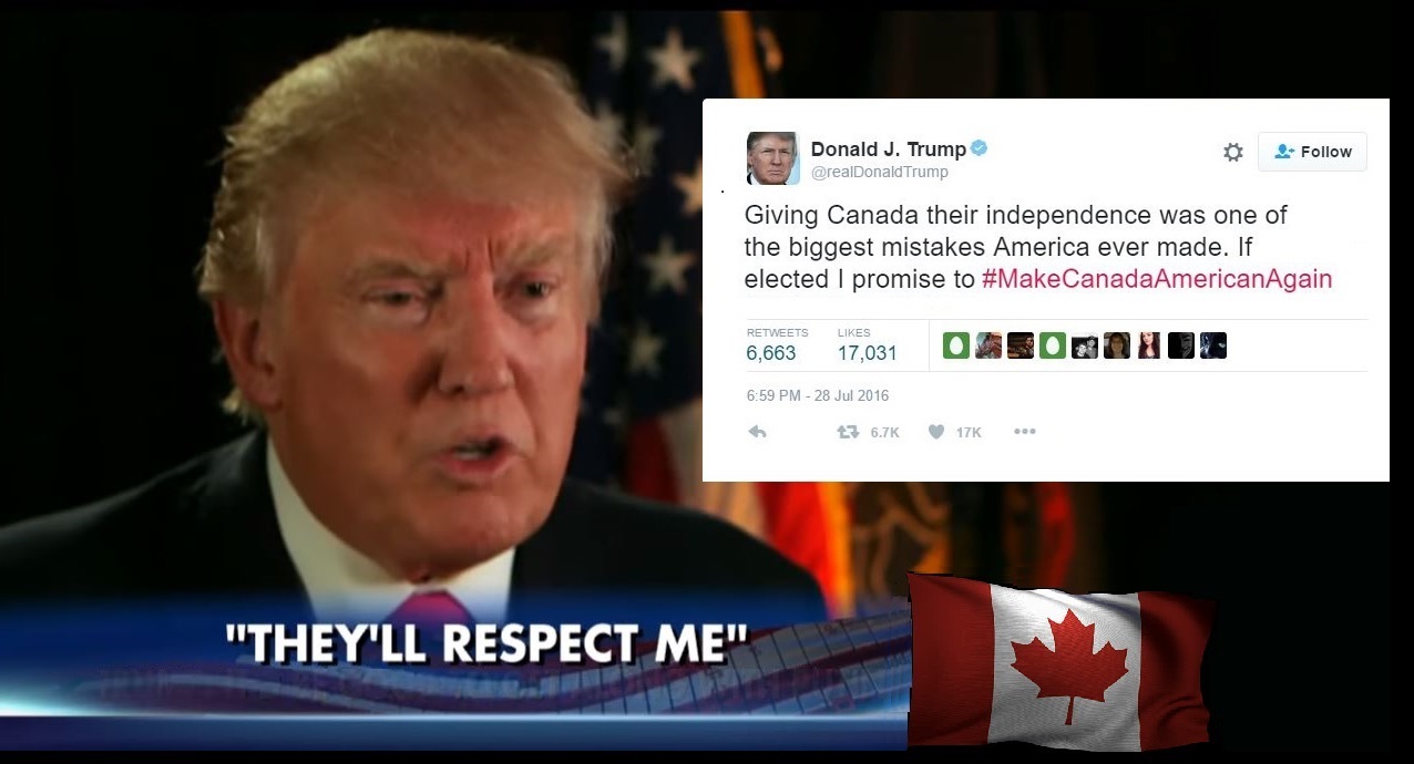 Trump Claims America Should Never Have Given Canada Its Independence | Trump Canada Independence