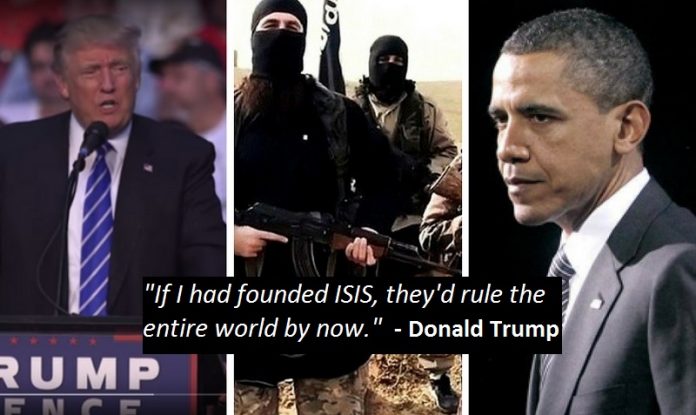 Trump Obama | Who would make a better terrorist leader? Join the debate on Facebook and Twitter…