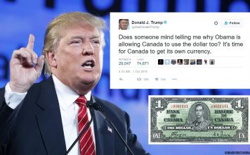 Trump Blames Canada For Bad U.S. Economy, Demands ‘They Get Their Own Currency’ Deleted Trump Canadian Dollar tweet after Donald speaks to Fox News