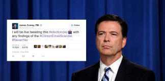 FBI Director James Comey To Live Tweet Election Day ‘In Case Anything Comes Up’ FBI Director James Comey To Live Tweet Election Day 'In Case Anything Comes Up' (AP Photo/Susan Walsh)