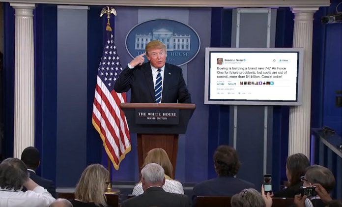 Trump Appoints Twitter As White House Press Secretary