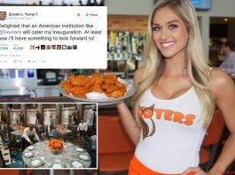 Hooters 'Honoured' At Being Selected To Cater Trump Inauguration | Hooters Trump inauguration