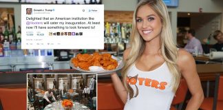 Hooters ‘Honoured’ At Being Selected To Cater Trump Inauguration Hooters 'Honoured' At Being Selected To Cater Trump Inauguration | Hooters Trump inauguration