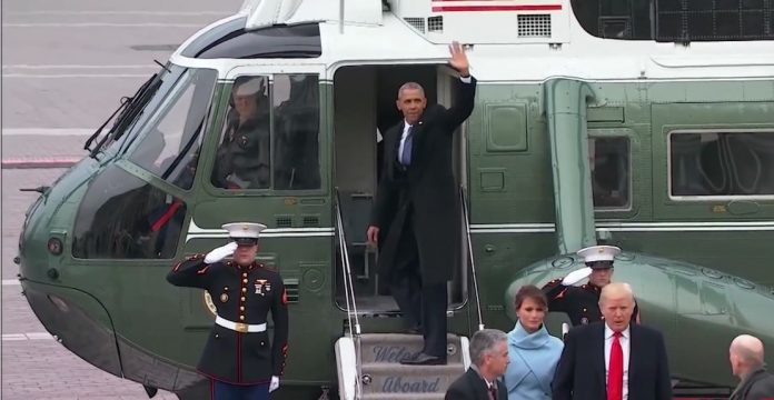 President Obama Tells Helicopter Pilot To 'Head North And Not Stop Until Canada'