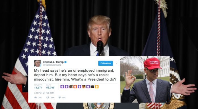 Trump Admits He Can't Decide Whether To Deport Milo Yiannopoulos Or Employ Him