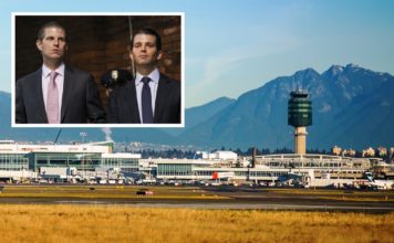 Trump Sons Detained At Vancouver Airport Due To Alleged Ties With Fascist Dictator Trump sons detained at YVR Airport, Vancouver