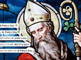 St Patrick Wondering 'Who The Hell This Patty Bitch Is And Why's She Stealing My Day'