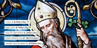 St Patrick Wondering ‘Who The Hell This PATTY Bitch Is And Why’s She Stealing My Day?’ St Patrick Wondering 'Who The Hell This Patty Bitch Is And Why's She Stealing My Day'