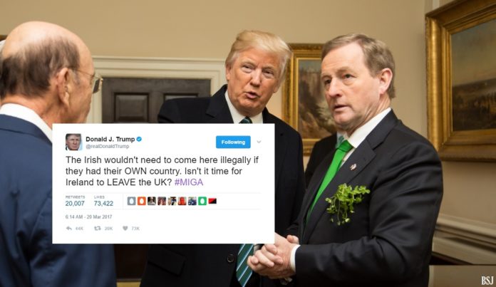 Trump Advises Ireland To Leave The UK