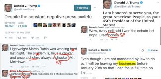 Trump Denounces Grammar Nazis Trump Denounces Grammar Nazis