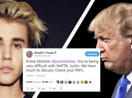 Trump Tweets Nafta Criticisms To 'Prime Minister' Justin Bieber | Trump Bieber