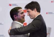 Justin Trudeau To Demand Andrew Scheer Kiss Him To Prove He’s Not Homophobic Trudeau Scheer kiss expected to happen this week