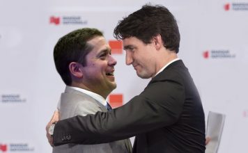 Justin Trudeau To Demand Andrew Scheer Kiss Him To Prove He’s Not Homophobic Trudeau Scheer kiss expected to happen this week