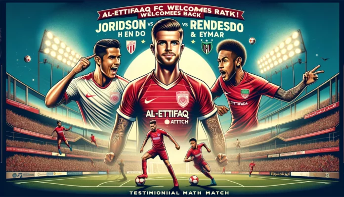 Al-Ettifaq Set Date For Jordan Henderson Testimonial Al-Ettifaq Set Date For Jordan Henderson Testimonial